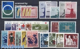 Netherlands 1963 Yearset 1963 (24v), Mint NH, Various - Yearsets (by Country) - Nuevos