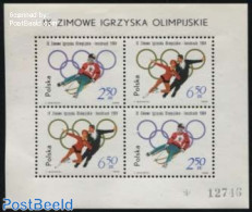 Poland 1964 Olympic Winter Games S/s, Mint NH, Sport - Olympic Winter Games - Skating - Skiing - Ongebruikt