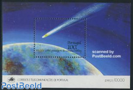 Portugal 1986 Halleys Comet S/s, Mint NH, Science - Astronomy - Halley's Comet - Ongebruikt