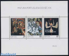 Portugal 1989 Paintings S/s, Mint NH, Art - Modern Art (1850-present) - Ongebruikt