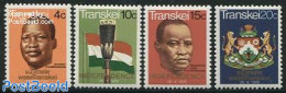 South Africa, Transkei 1976 Independence 4v, Mint NH, History - Coat Of Arms - Flags - Transkei