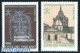 Vatican 1998 Turin Exposition 2v, Mint NH, History - Archaeology - Nuovi