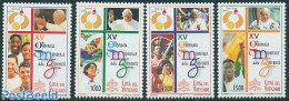 Vatican 2000 World Youth Day 4v, Mint NH - Nuovi