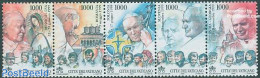 Vatican 2000 World Travels 5v [::::], Mint NH, Religion - Pope - Nuovi