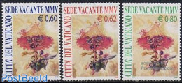 Vatican 2005 Sede Vacante 3v, Mint NH - Nuevos