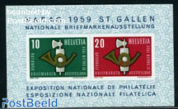 Switzerland 1959 NABAG Stamp Exposition S/s, Mint NH, Philately - Nuevos