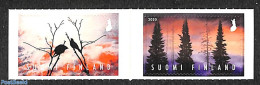 Finland 2020 Art Award 2020 2v, Mint NH, Nature - Birds - Trees & Forests - Nuevos