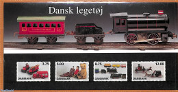 Denmark 1995 Toys, Presentation Pack, Mint NH, Transport - Various - Fire Fighters & Prevention - Railways - Toys & Ch.. - Nuevos