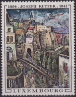 1969 Luxemburg Painting "View Of Luxembourg" By Joseph Kutter" ** Mi:LU 791, Sn:LU 478, Yt:LU 742, Sg:LU 839, - Nuevos