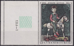 1969 Luxemburg "The Wooden Horse" By Joseph Kutter ** Mi:LU 790, Sn:LU 477, Yt:LU 741, Sg:LU 838, - Nuevos