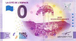 Billet Touristique - 0 Euro - France - La Cité De L'Espace (2021-4) - Pruebas Privadas