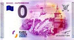 Billet Touristique - France - 0 Euro - Besse - Superbesse (2015-1) - Pruebas Privadas