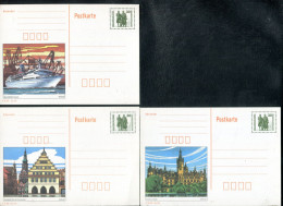 DDR / 1990, Bildpostkarten Mi. P 109/01-P 109/03 ** (R2276) - Cartoline - Nuovi