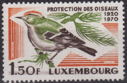 1970 Luxemburg 50th Anniversary Of Society For Protection & Study Of Birds ** Mi:LU 806, Sn:LU 487, Yt:LU 756, - Nuevos