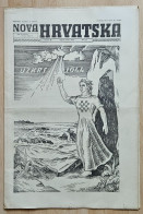 Nova Hrvatska, Easter 1944 Br. 84 NDH Croatia Ustasa Newspaper Poglavnikova Poruka, Uskrs, Jubilej Osjecke Crkve - Other & Unclassified