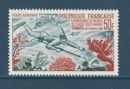 Polynésie Française - Poste Aérienne - YT PA N° 14 ** - Neuf Sans Charnière - 1965 - Unused Stamps