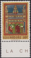 1971 Luxemburg Monks In The Scriptorium (c. 1040) ** Mi:LU 820, Sn:LU 495, Yt:LU 770, Sg:LU 868, - Neufs