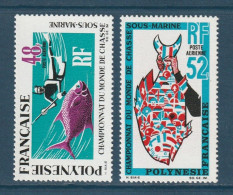 Polynésie Française - Poste Aérienne - YT PA N° 29 Et 30 ** - Neuf Sans Charnière - 1969 - Unused Stamps