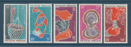 Polynésie Française - Poste Aérienne - YT PA N° 34 à 38 ** - Neuf Sans Charnière - 1970 - Ungebraucht