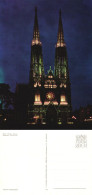 VIENNA, CHURCH, ARCHITECTURE, NIGHT, TOWERS, AUSTRIA, POSTCARD - Kerken