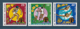 Polynésie Française - Poste Aérienne - YT PA N° 93 à 95 ** - Neuf Sans Charnière - 1975 - Unused Stamps