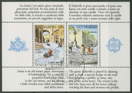 San Marino 1989 Europa CEPT Kinderspiele Block 12 Gestempelt (C90437) - Blocks & Sheetlets