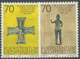 Liechtenstein 2001 Historischer Verein Kreuzfibel Statue 1266/67 Postfrisch - Unused Stamps