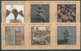 UNO Genf 2004 Eingeborenenkunst 486/91 Blockeinzelmarken Postfrisch - Nuovi