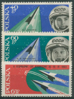 Polen 1963 Raumfahrt Kosmonauten Raumschiff Wostok 1415/17 Postfrisch - Nuovi