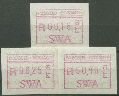 Südwestafrika 1988 Automatenmarken Satz 0,16/0,25/0,40, ATM 1.1/2c Postfrisch - Südwestafrika (1923-1990)