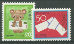 Japan 1980 Tag Des Briefeschreibens Bär Knotenbrief 1434/35 Postfrisch - Neufs