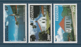 Polynésie Française - Poste Aérienne - YT PA N° 193 à 195 ** - Neuf Sans Charnière - 1986 - Ungebraucht