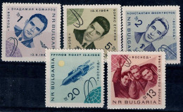 BULGARIA 1965 SPACE MI No 1512-6 MNH VF!! - Ungebraucht