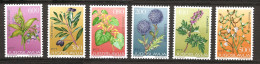 Yougoslavie 1973 N° 1396 / 401 ** Jeunesse, Plantes Médicinales, Clématite, Azurite, Chardon, Olea Corydale Gui Consoude - Nuevos