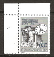 Yougoslavie 1975 N° 1497 ** Semaine De La Solidarité, Ruine, Archéologie, Horloge, Cadran Solaire Colonnes Corinthiennes - Unused Stamps