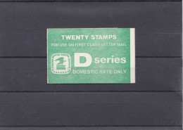 USA Twenty Stamps, Dseries, Domstic Rate Only, O-108 - Sonstige & Ohne Zuordnung
