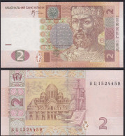 Ukraine -  2 Hryven Banknote 2005 Pick 117b UNC    (32849 - Oekraïne