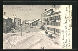 AK Les Verrières, Le Gd Bourgeau, L`hiver  - Les Verrières