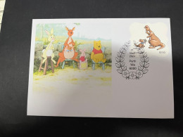 13-6-2024 (49 A) Australia Post - Winnie The Pooh Special Cover (stamp Release On 21 May 2024) Kangaroo - Storia Postale