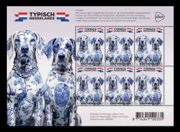 Netherlands 2024 Mih. 4279 Typical Dutch. Fauna And Delft Blue Pottery. Dogs (M/S) MNH ** - Unused Stamps