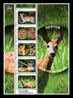 Netherlands 2024 Fauna. On Safari In The Netherlands. Deers MNH ** - Unused Stamps