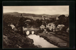 AK Kirchen /Sieg, Ortsansicht Mit Siegbrücke  - Kirchen