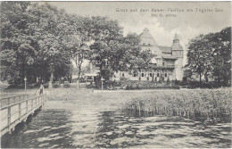 Gruss Aus Dem Kaiser-Pavillon Am Tegeler See 1907 Belebt - Tegel