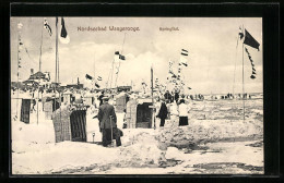 AK Wangerooge, Am Strand Der Nordsee, Sprintflut  - Wangerooge