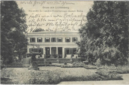 Gruss Aus Lichtenberg Heilstätte Des Landes-Versicherungs-Anstalt Berlin 1909 - Lichterfelde