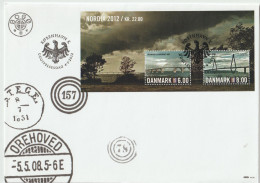 Denmark FDC 2012 Nordia Souvenir Sheet A5 Size. Postal Weight Approx. 0,09 Kg. Please Read Sales Conditions Under Image - FDC