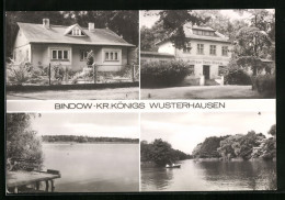 AK Bindow /Kr. Königs Wusterhausen, Gasthaus Tante Anna, Ferienheim Zellstoffmacher-Klause, Am Ziestsee  - Wusterhausen