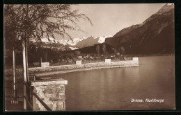 AK Brienz, Blick Vom Ufer Auf Hasliberge  - Hasliberg