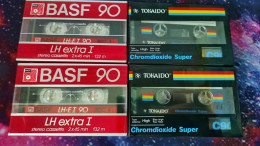 BASF TOKAIDO  Audiokassetten Audio Tape Kassette 4 STÜCK - Cassette Beta