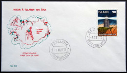 Iceland 1978   Lighthouses In Iceland  Minr.537    FDC    ( Lot 6695) - FDC